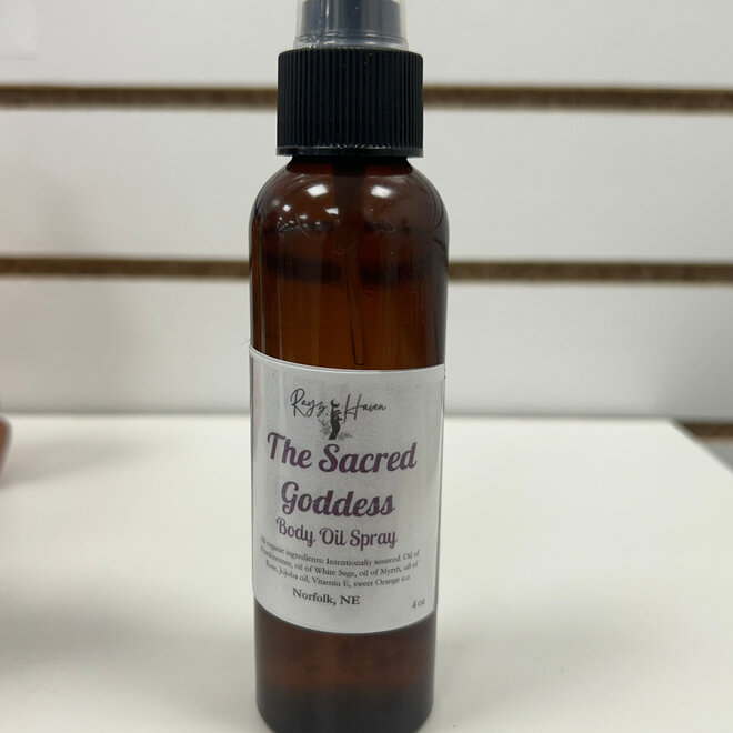 Rayz Haven The Sacred Goddess Body Oil Spray 4oz