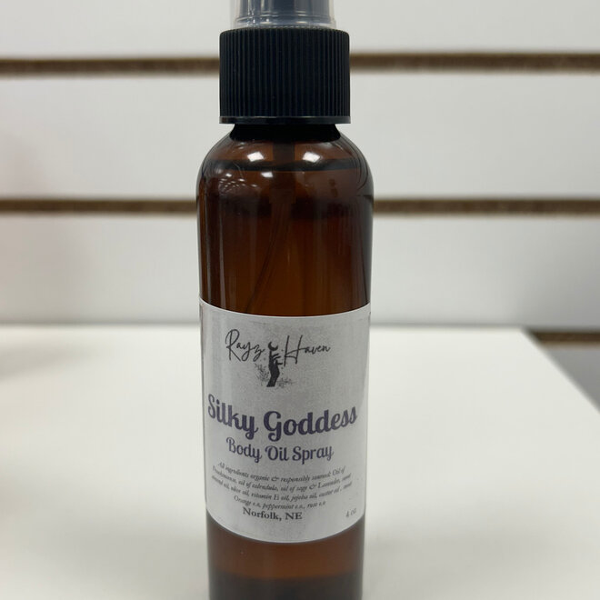 Rayz Haven Silky Goddess Body Oil Spray 4oz