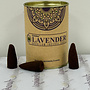 Lavender Backflow Incense Cones- 24 Cones -Goloka