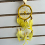 Rattan (Wicker) Dreamcatcher 12''- Yellow
