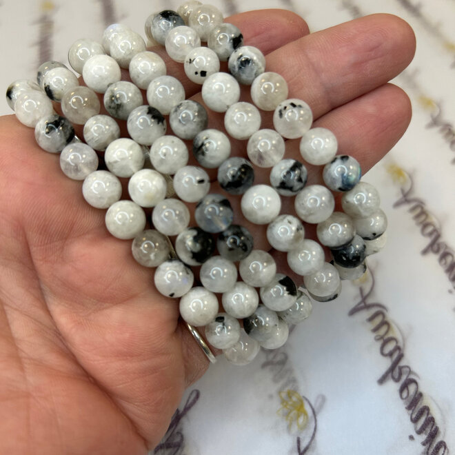 Rainbow Moonstone Bracelets - 8mm