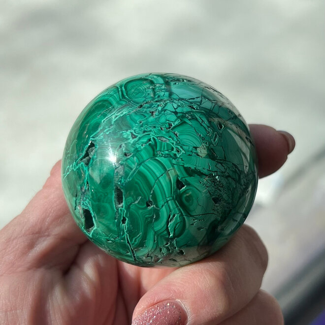 Malachite Sphere Orb - 50- 55mm