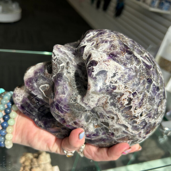 Chevron Amethyst Skull XXL 8lb 9oz