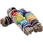 White Sage with Rose Petals Bundle Smudge Stick - 4"