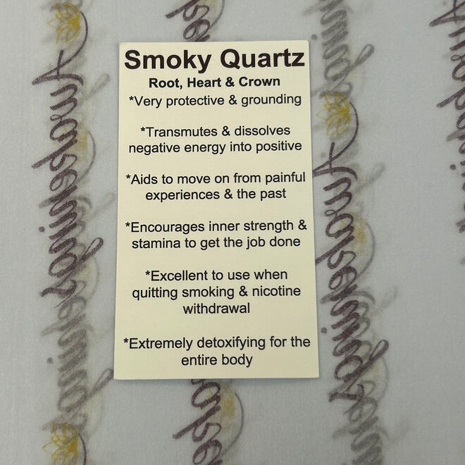 Smoky (Smokey) Quartz Point with Rainbow Inclusions - Specimen Display -321g