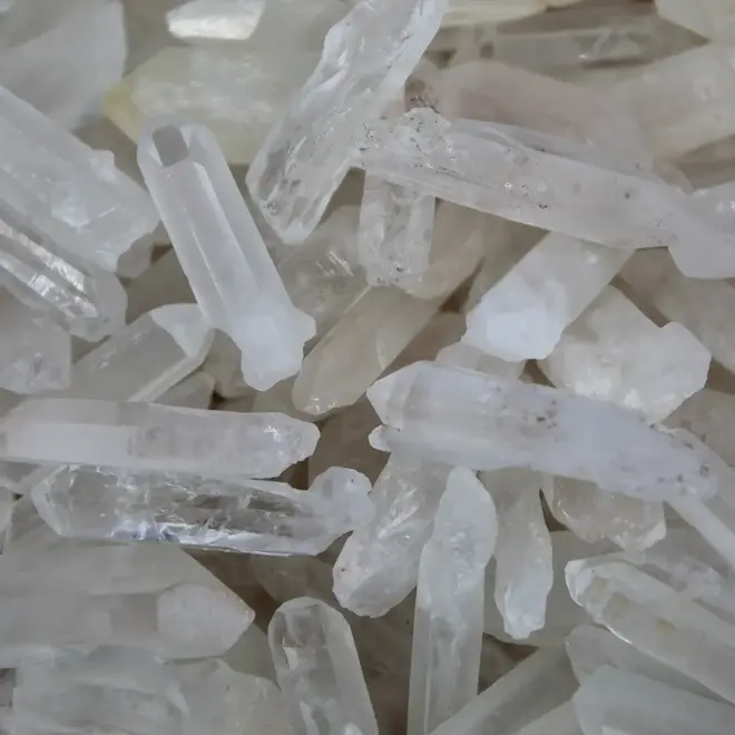 Clear (Crystal) Quartz Points - Mini Seeds - Rough Raw Natural Crystal Grids
