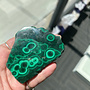 Malachite Slice Slab - Large