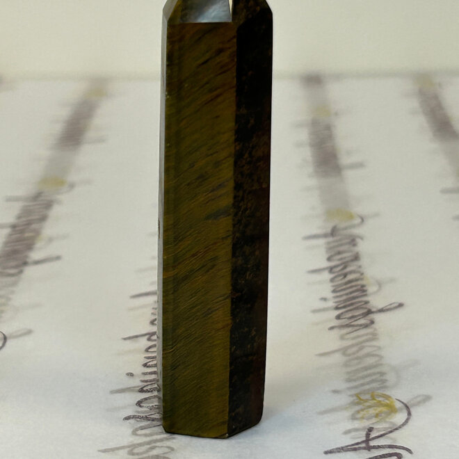 Gold Tigers Eye Generator Tower Point 3-4''