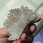 Lemurian Seed Crystal Cluster  4.6oz -&  Metal Display Stand