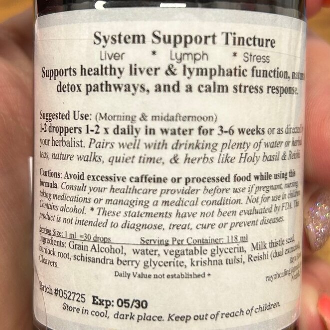 Rayz Haven Liver, Lymph & Stress Tincture 1 oz