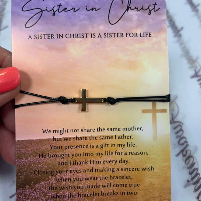 Sister in Christ Bracelet