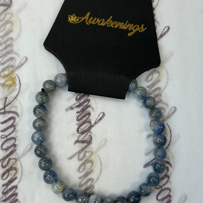 Blue Kyanite Bracelets - 6mm