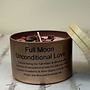 Full Moon Unconditional Love Candle Soy 8 oz by Angel Whispers