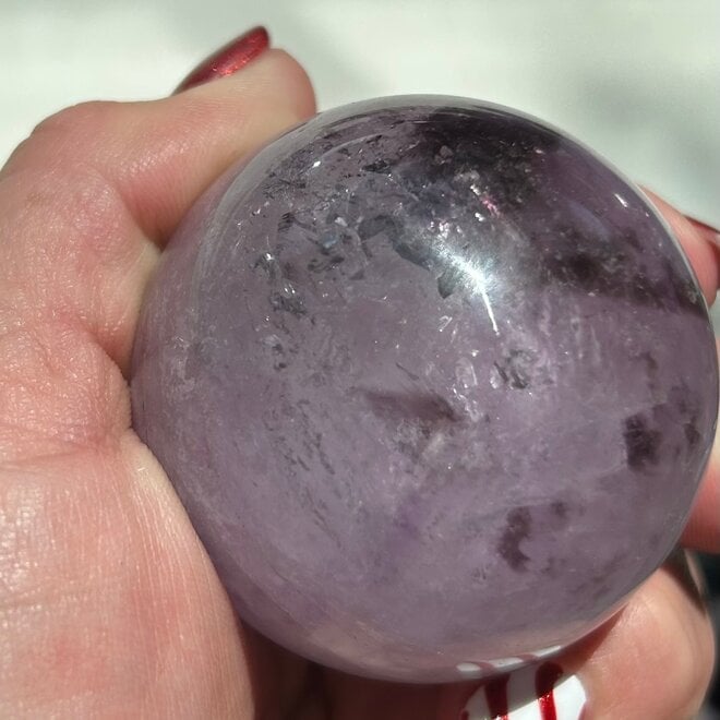 Amethyst Sphere Orb 55mm