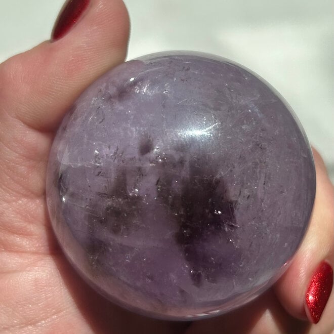 Amethyst Sphere Orb 55mm