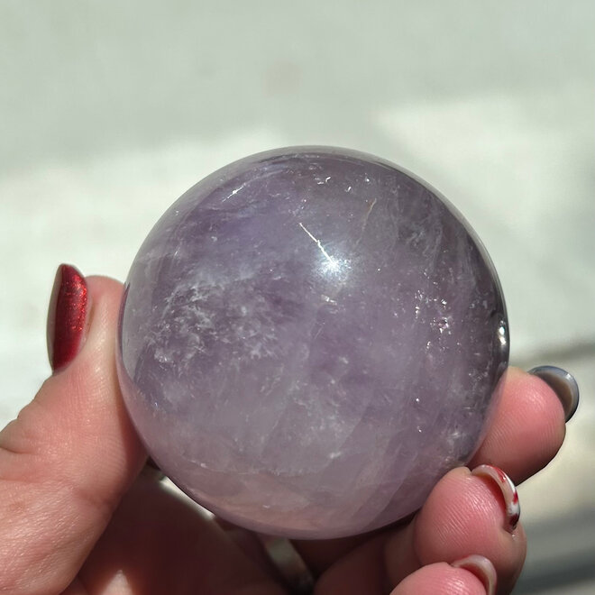 Amethyst Sphere Orb 55mm
