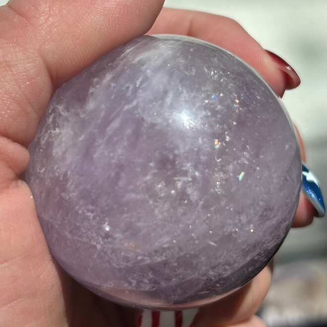 Amethyst Sphere Orb 55mm