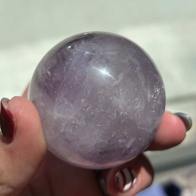 Amethyst Sphere Orb 55mm