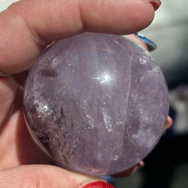 Amethyst Sphere Orb 55mm