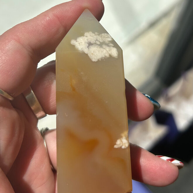 Flower Agate (Cherry Blossom) Towers Points Generators - Medium (2-3")
