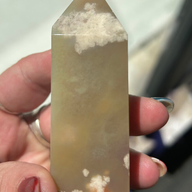 Flower Agate (Cherry Blossom) Towers Points Generators - Medium (2-3")