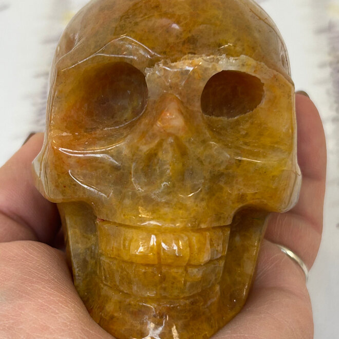 Red Aventurine Skull Large 1 lb 3.4oz