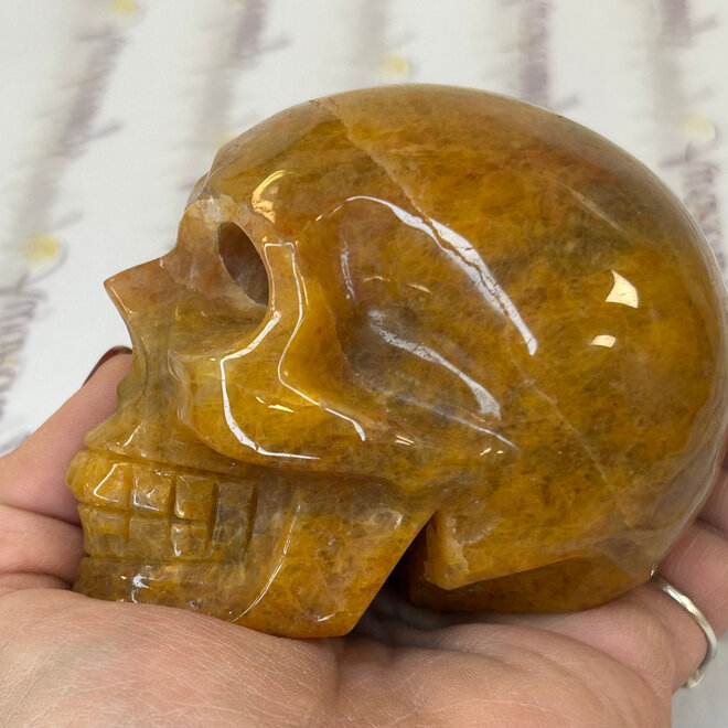 Red Aventurine Skull Large 1 lb 3.4oz