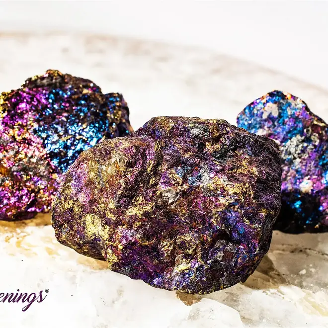 Peacock Ore (Chalcopyrite Bornite) Medium - Rough Raw Natural