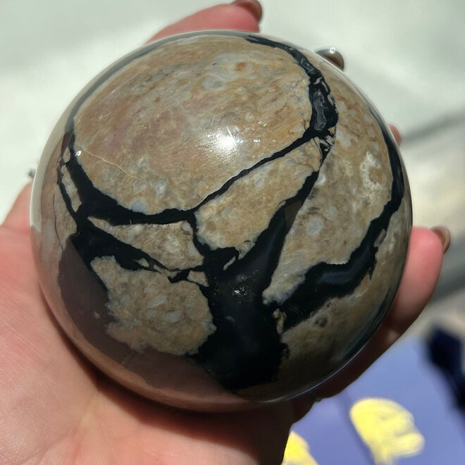 Volcanic Agate Sphere 78mm