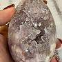 Pink Amethyst Druzy Egg 14.3 oz