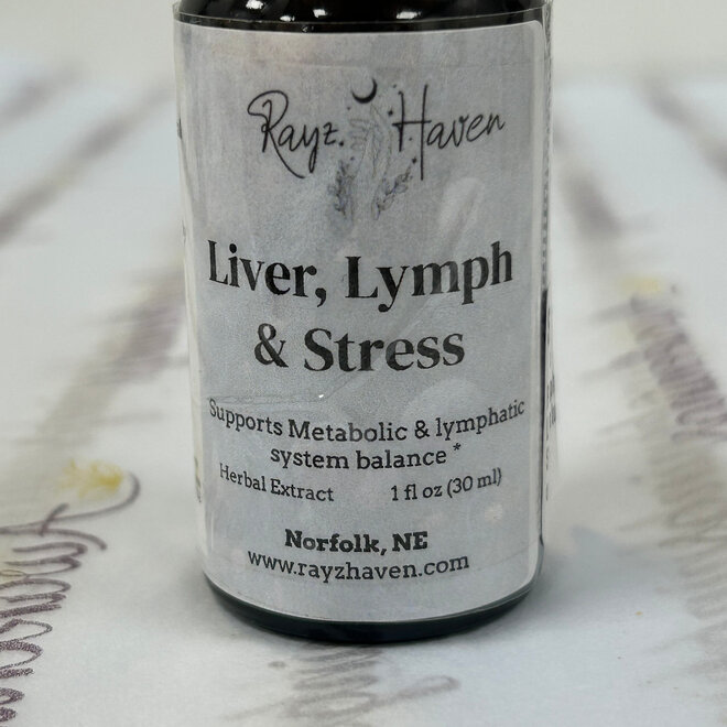 Rayz Haven Liver, Lymph & Stress Tincture 1 oz