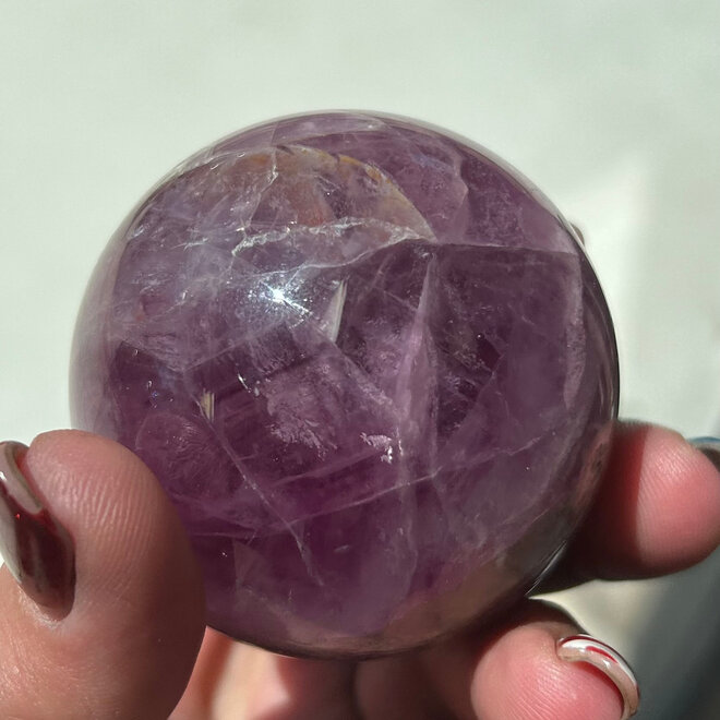 Rainbow Fluorite Sphere 57mm