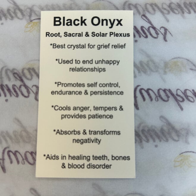 Black Onyx Bracelets - 4mm