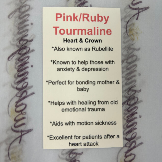 Pink Ruby (Rubellite) Tourmaline Free Form - 13.3 oz - 4'' Tall