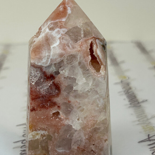 Druzy Pink Amethyst Obelisk Tower Generator- Extra Large (3-5")