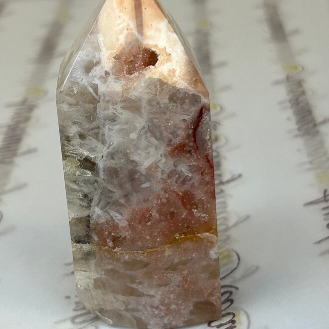 Druzy Pink Amethyst Obelisk Tower Generator- Extra Large (3-5")