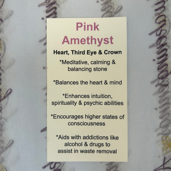 Druzy Pink Amethyst Obelisk Tower Generator- Extra Large (3-5")