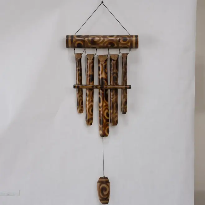 Bamboo Wind Chime 10'' X  32''