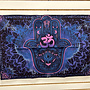 Hamsa Evil Eye Tapestry 36'' x 24'' Cotton