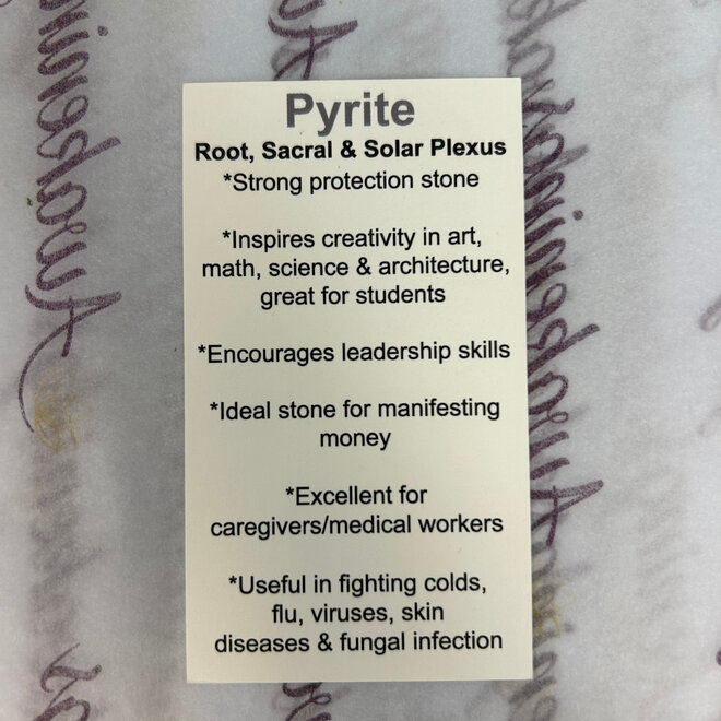 Clear Quartz with Pyrite Specimen 1 lb