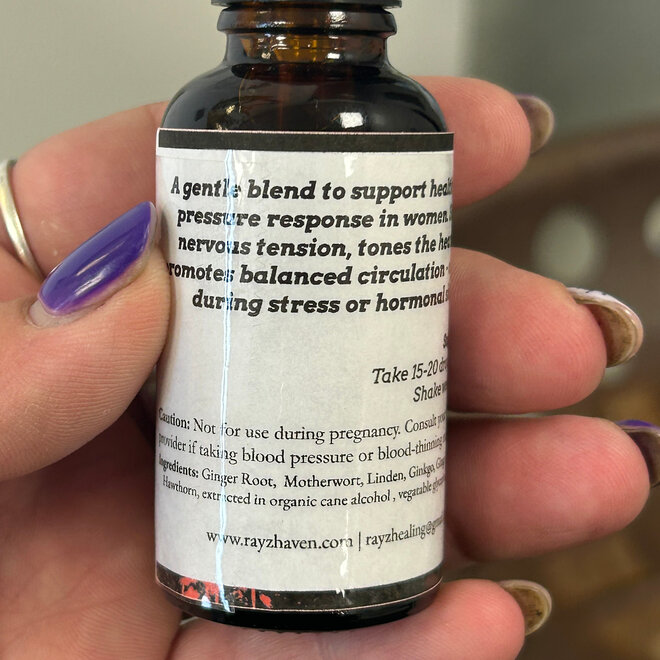 Rayz Haven Woman's Blood Pressure Tonic 1fl oz