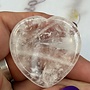 Clear Quartz Worry Stone Heart