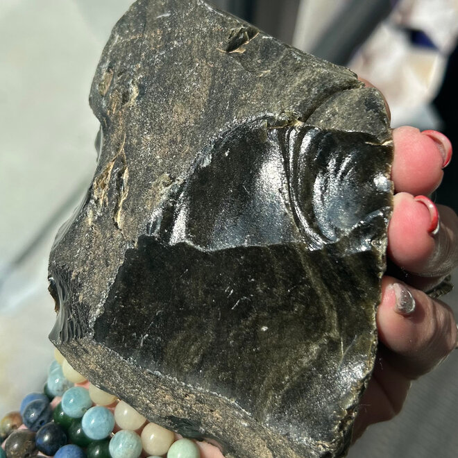 Gold Sheen Obsidian Raw Chunks 1-2 lbs each