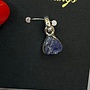 Tanzanite Raw Set in Sterling Silver 925 Pendant