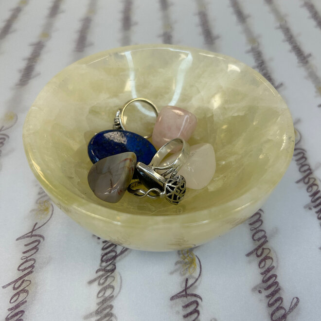 Citrine Bowl 4'' X 2'' - 1lb 3oz