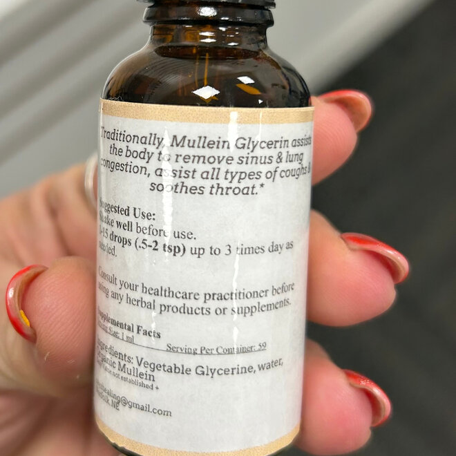 Rayz Haven Mullein Glycerin- Expectorant 1 fl. oz