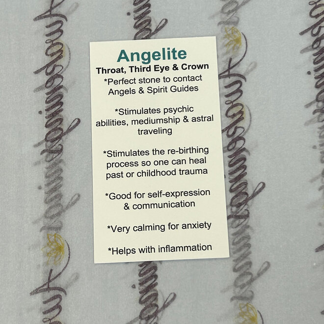 Angelite Tower Point Generator - Medium (3 - 4")