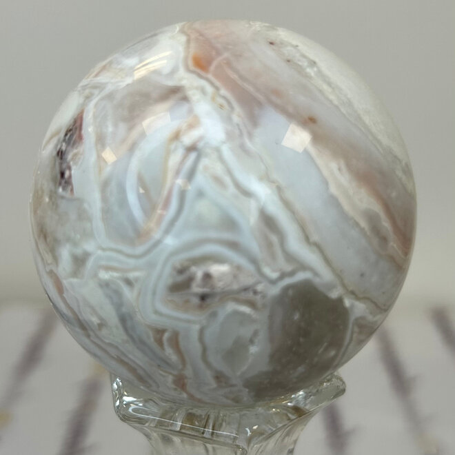 Banded Agate Orb Sphere 55-60