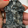 Black Labradorite Grave Head Stones Carvings Skull 2'' x 2''