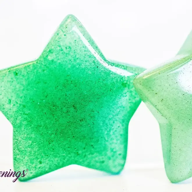 Green Aventurine Stars - Medium